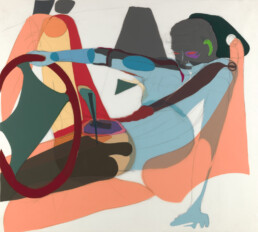 Night Rider, 2007, h 89 cm x w 133,5 cm, collage of adhesive film on drawing polyester, Patrick Koster