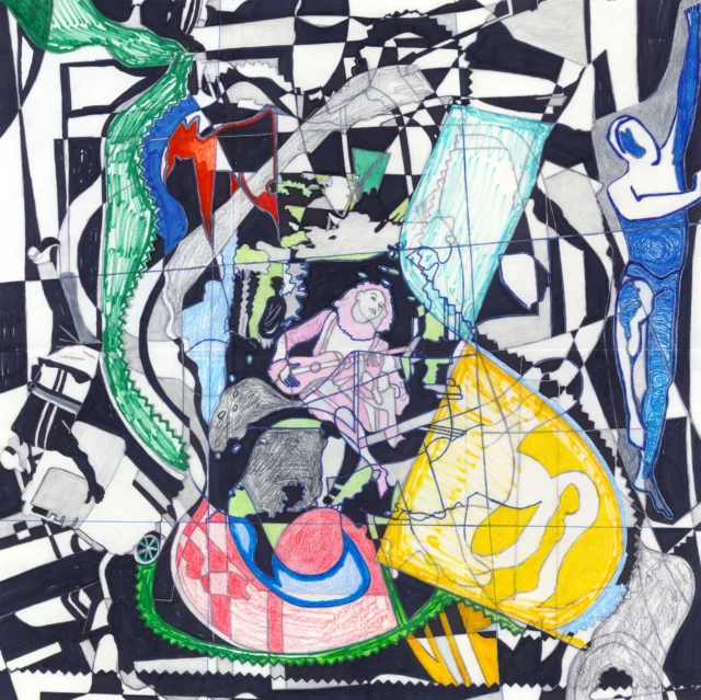 ღ( ؔ✪̤ ◡ ؔ✪̤` ๑) 
La Fête Galante 16, 2026, h 50 x w 50 cm (h 19.7 x w 19.7 inch), drawing, ballpoint pen, archival ink markers on drawing paper.

✿✿
 ⋋| ◉ ͟ʖ ◉ |⋌
.
◉
♥
✿✿

☆
☆
#drawing #music #art #artist #party

♥